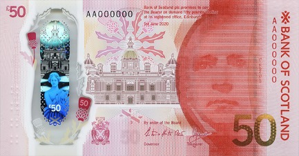 Front of note