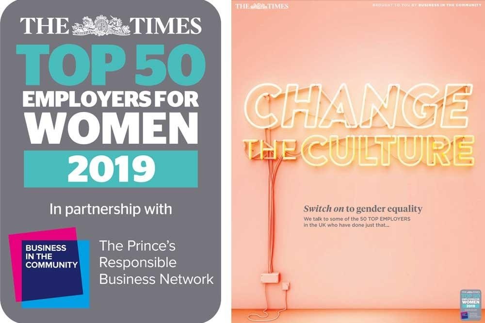 The Times Top 50 Employers for Women 2019
