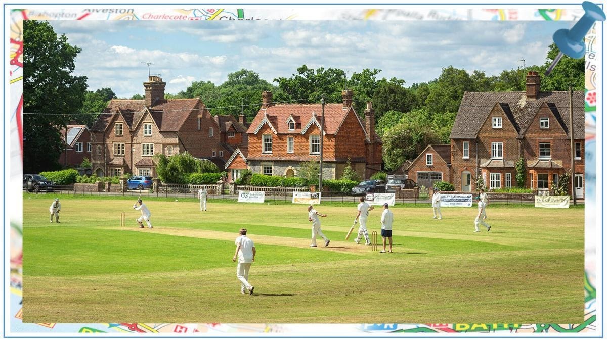 You can play cricket on the green at Chiddingfold