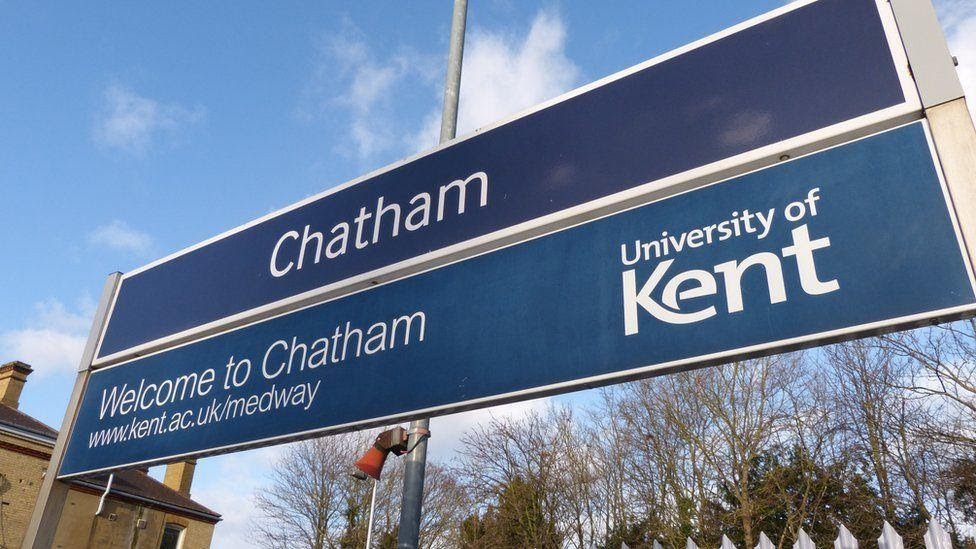 Chatham train station sign