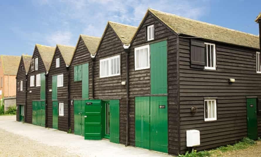 Converted Fisherman’s Huts on Whitstable seafront